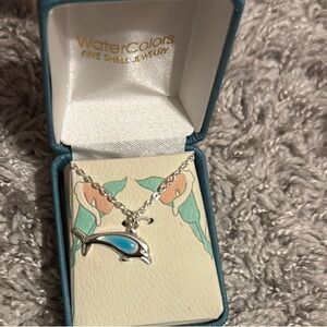 Silver Dolphin Necklace